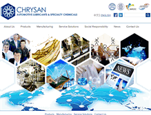 Tablet Screenshot of chrysanindustries.com